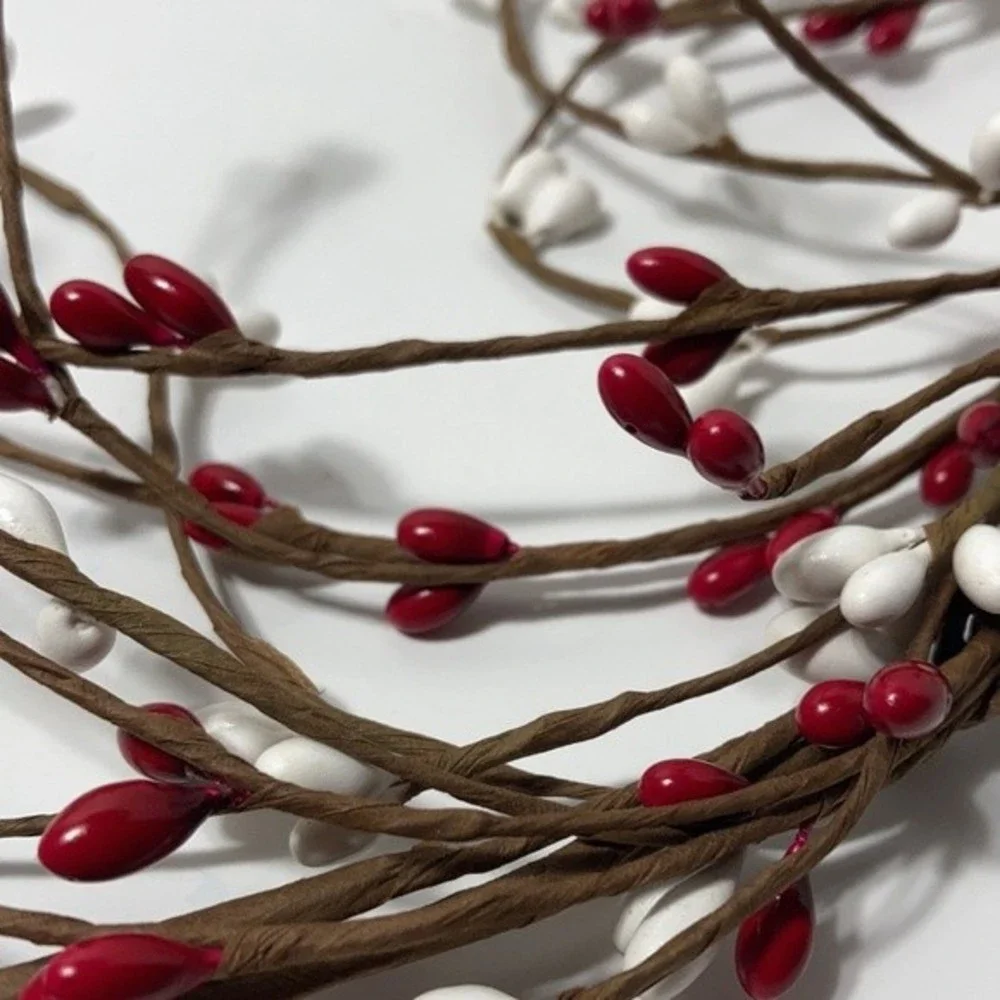 5) Floral Crafts Winter Berry Rope Twig Pliable Decorations 4 Feet